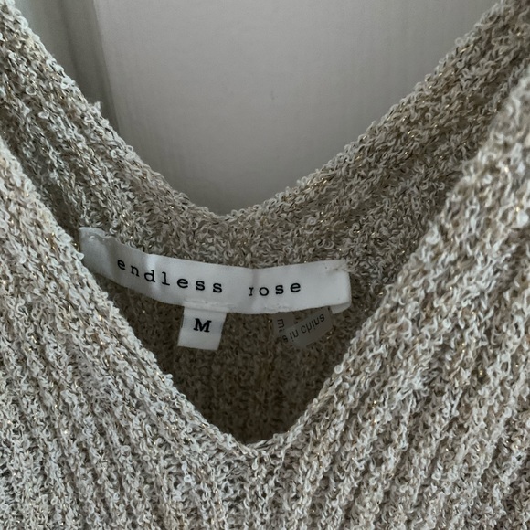 Cold Shoulder Sweater in Champagne - Picture 6 of 7